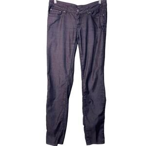 Prana Women’s Size 4 Blue-Black Stretch Lightweight Slim Straight Leg Jeans